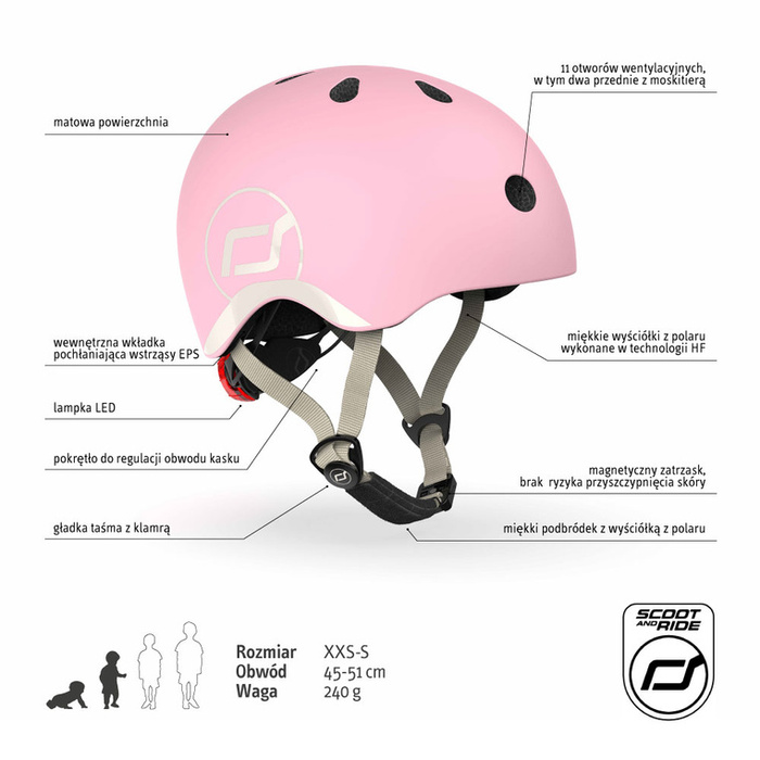 Kask Scootandride Rose