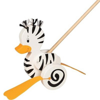 Pchacz dla dzieci Czarno- biała kaczuszka Goki