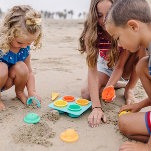 Foremki do piasku wody zabawa na plaży babeczki Melissa and Doug
