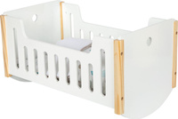 Łóżeczko na biegunach Kołyska dla lalki Little Button Small Foot