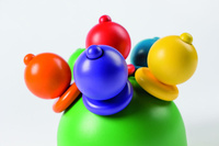 Drewniana zabawka Kaktus do nauki kształtów i kolorów Pilch