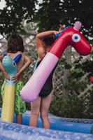 Makaron do pływania dla dziewczynki dmuchany Koń Quut