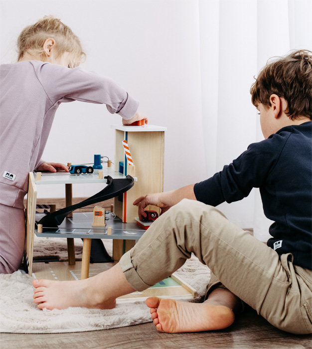 Parking samochodowy wielopiętrowy dla autek Small Foot