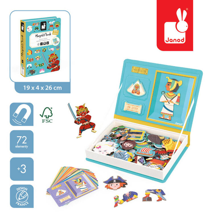 Magnetyczna układanka dla dzieci Historia Janod