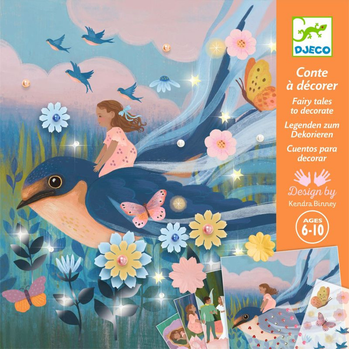 Zestaw artystyczny dla dzieci 4w1 Calineczka Djeco