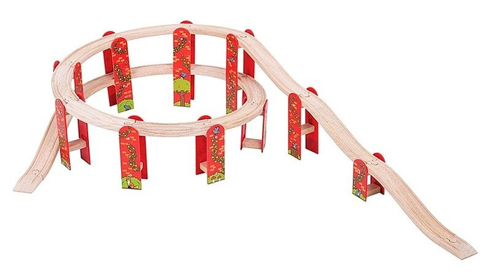 Czerwona, wielopoziomowa trasa kolejki, Bigjigs Rail