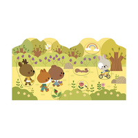 Książeczka z naklejkami Las Janod