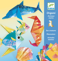 Origami morskie zwierzęta metaliczne Djeco