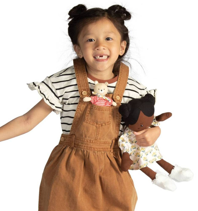 Harper lalka z małym przyjacielem misiem Manhattan Toy