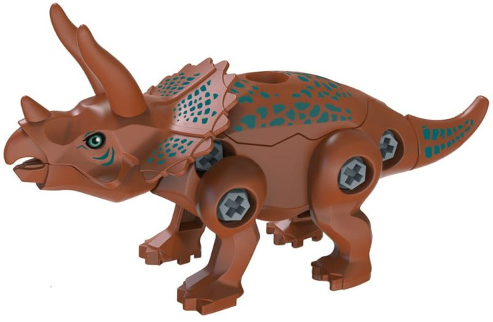 Figurki dinozaurów do skręcania zrób to sam Buki