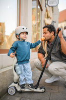 SCOOTANDRIDE Highwaykick 1 Push and Go 2w1 Jeździk i hulajnoga z rączką do prowadzenia 1-5 lat Ash