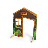 Drewniana scenka do odgrywania ról Zabawa w domek Erzi