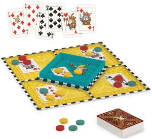 Gra karciana dla dzieci Nain Jaune Żółty Karzeł Djeco