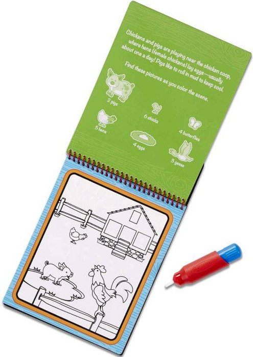 Wodna kolorowanka Water Wow Farm Melissa & Doug