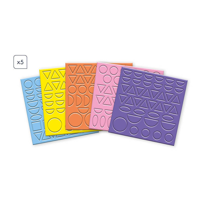 Zestaw naklejek geometrycznych My arts crafts Janod