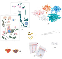 Zestaw DIY do tworzenia bransoletek przyjaźni Serca Djeco