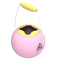 QUUT Małe wiaderko wielofunkcyjne Mini Ballo Sweet Pink + Yellow Stone