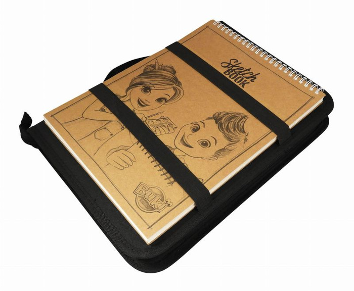 Teczka i szkicownik dla małego artysty Buki