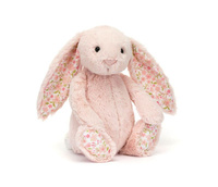 Króliczek z Kwiecistymi Uszami Pudrowy Róż Cherry 31 cm Jellycat