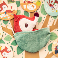 Drewniana tablica magnetyczna Mój dzień Lisiczka Alice Lilliputiens