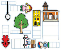 Zestaw klocków buduje moje miasto K's Kids