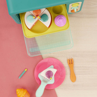 Interaktywny piekarnik i tort efekty dźwiękowe i świetlne Mini Chef Bake a Cake Playset B.toys