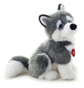 Maskotka dla dzieci. Piesek husky, 34 cm, Trudi