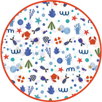 Transparentna pelerynka przeciwdeszczowa dla dzieci Ocean Djeco