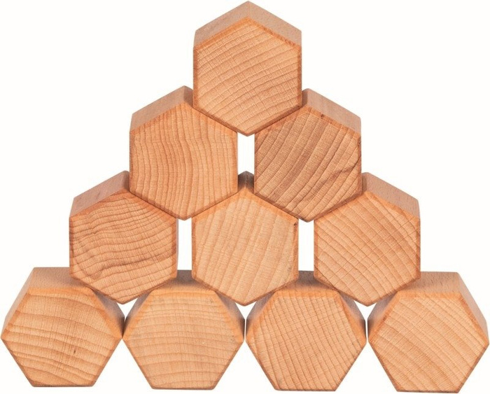 Drewniane klocki dla dzieci 75 el Goki Nature