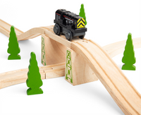 Lokomotywa spalinowa napędowa zasilana bateriami Bigjigs Rail