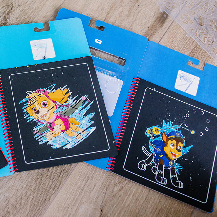 Wydrapywanka zdrapywanka z książką Psi Patrol Scratch Art Pad – Marshall Melissa and Doug
