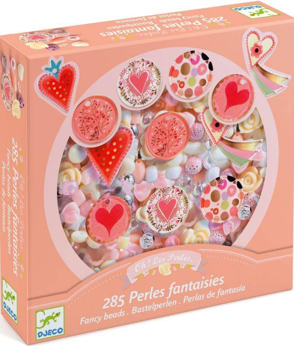 Zestaw do tworzenia biżuterii Serca 285 el Djeco