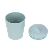 Kubek z silikonową pokrywką z dziubkiem Little Chums Pies Lassig