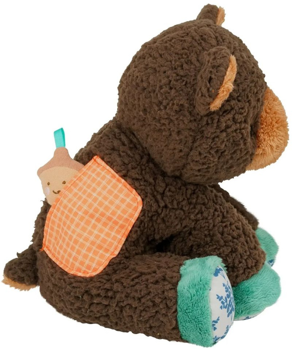 Miś przytulanka z gryzakiem i lusterkiem Manhattan Toy