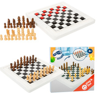 Drewniane szachy i warcaby Small Foot