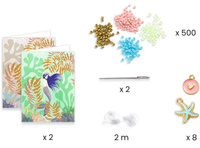 Zestaw DIY do tworzenia bransoletek przyjaźni Syrenka Djeco