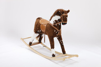 Duży koń na biegunach dla dzieci Bemo