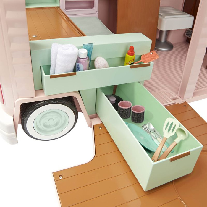 Lodziarnia na kółkach z wyposażeniem Sweet stop ice cream truck Our Generation