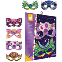 Zestaw kreatywny dla dzieci Mozaika Maski 7+ Janod