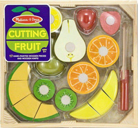 Drewniany zestaw do krojenia owoców Cutting Fruit 8 el  Melissa & Doug