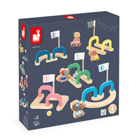 Gra w kulki marmurki Wyścig z przeszkodami Applepop Janod