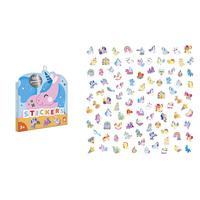 Naklejki wielorazowe dla dzieci 100 sztuk Jednorożce Janod