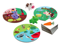 Gra logiczna. Zwierzątka w Twoim ogrodzie, Djeco