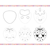 Zestaw kreatywny dla dzieci Rysowanie krok po kroku Modele kawaii Janod