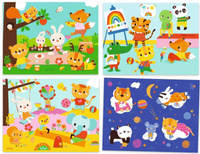 Zestaw art. PIERWSZE KOLAŻE- MÓJ DZIEŃ DJ09873 Djeco