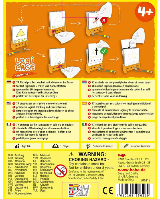 Gra logiczna CASE 4+ Zestaw startowy Haba