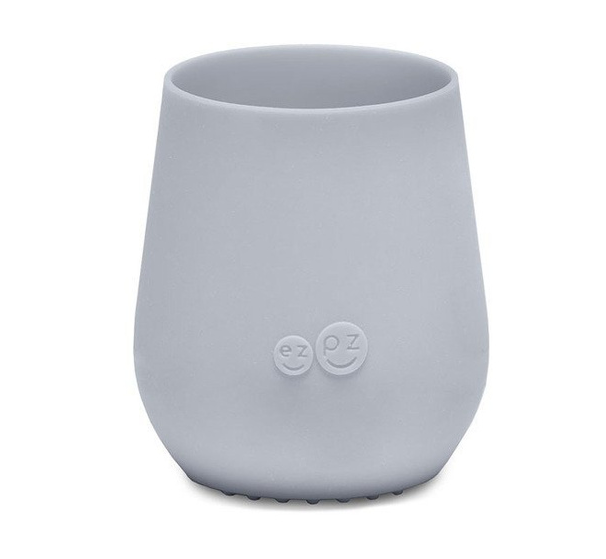 EZPZ Silikonowy kubeczek Tiny Cup pastelowa szarość