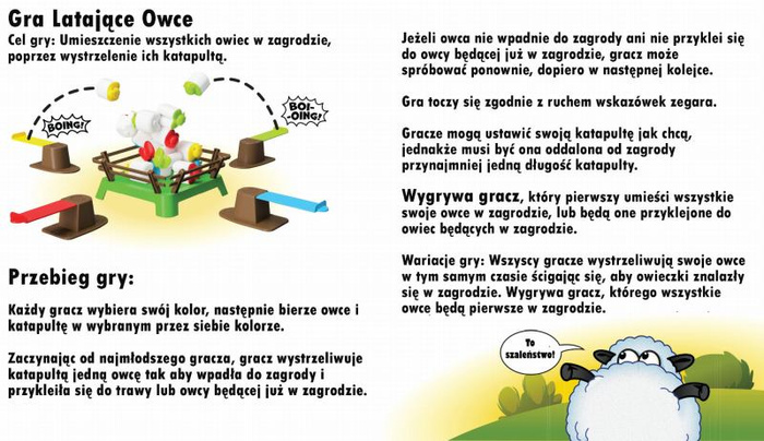 Zabawa zręcznościowa Latające Owce Heap-O-Sheep Fat Brain Toys