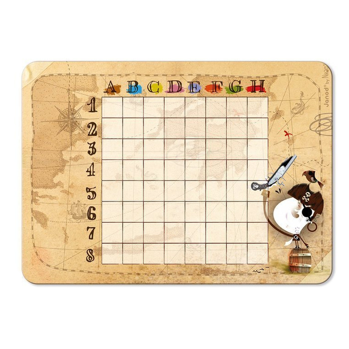 Gra dla dzieci z magnetyczną tablicą. Statki piratów, Janod