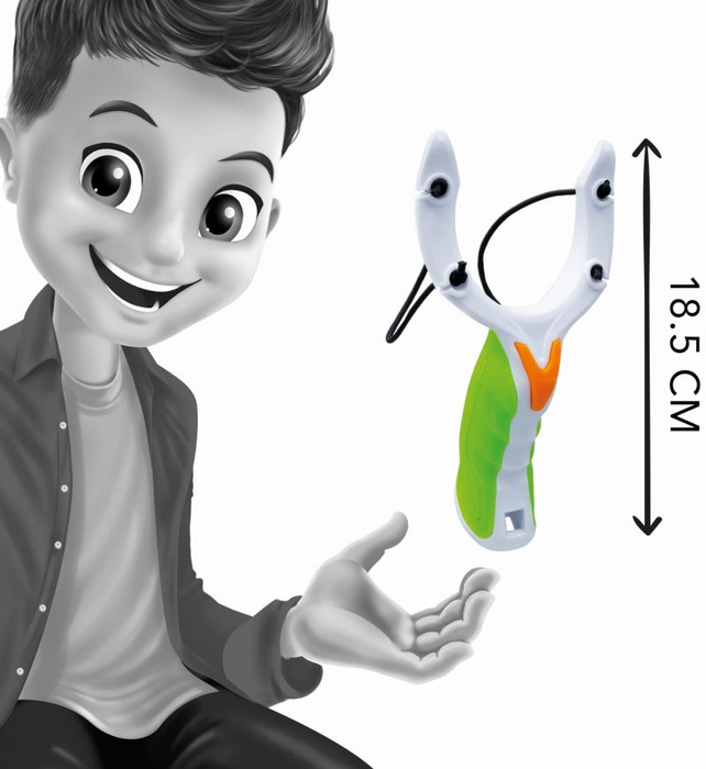 Bezpieczna proca dla dzieci z rzutkami Buki